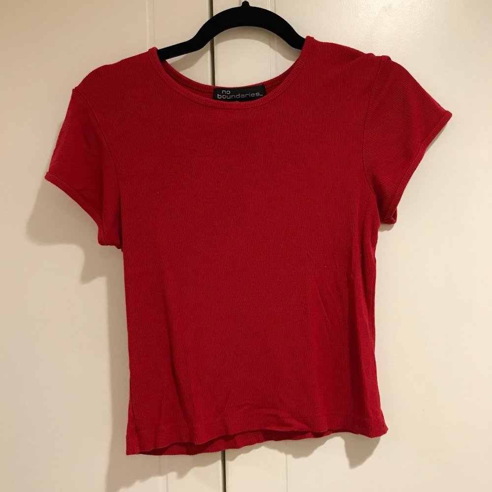 No Boundaries Red Shirt
